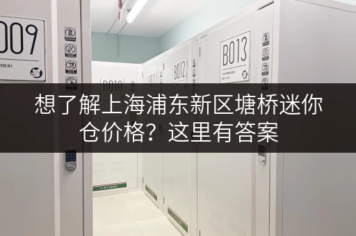 想了解上海浦东新区塘桥迷你仓价格？这里有答案