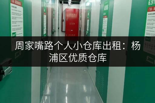周家嘴路个人小仓库出租：杨浦区优质仓库，拎包入住，价格实惠