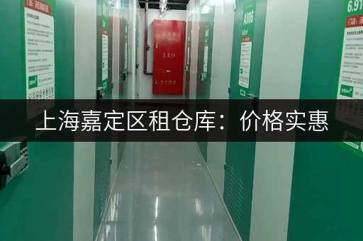 上海嘉定区租仓库：价格实惠，多种选择任你挑