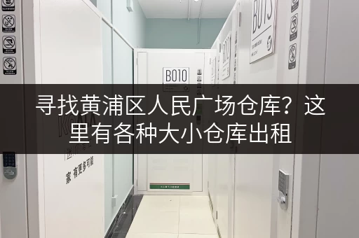 寻找黄浦区人民广场仓库？这里有各种大小仓库出租