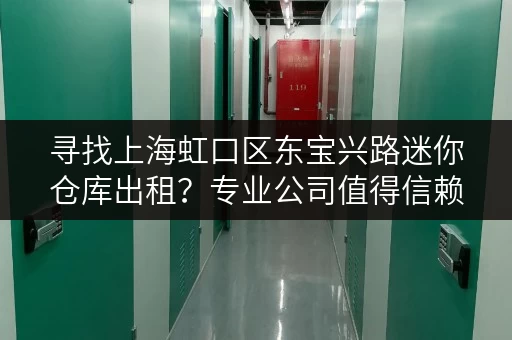 寻找上海虹口区东宝兴路迷你仓库出租？专业公司值得信赖