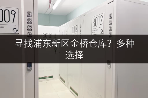 寻找浦东新区金桥仓库？多种选择，总有一款适合您