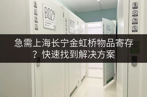 急需上海长宁金虹桥物品寄存？快速找到解决方案