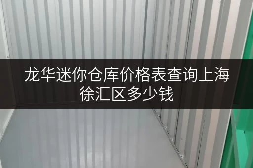 龙华迷你仓库价格表查询上海徐汇区多少钱