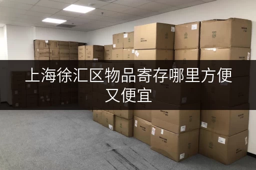 上海徐汇区物品寄存哪里方便又便宜
