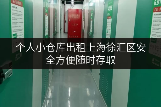 个人小仓库出租上海徐汇区安全方便随时存取