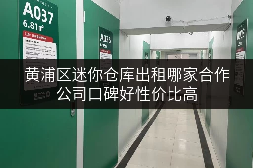 黄浦区迷你仓库出租哪家合作公司口碑好性价比高