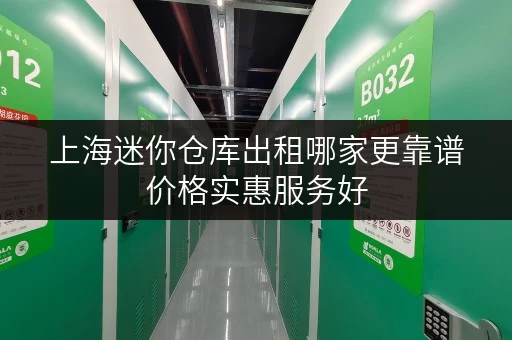 上海迷你仓库出租哪家更靠谱价格实惠服务好