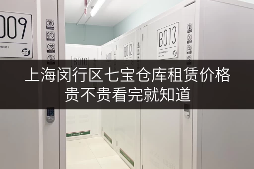 上海闵行区七宝仓库租赁价格贵不贵看完就知道