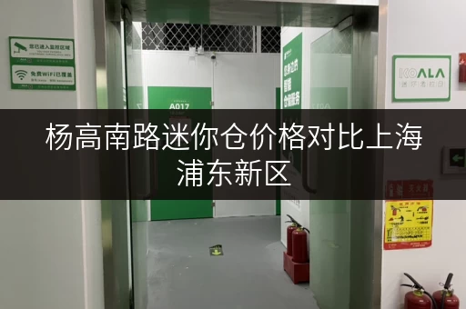 杨高南路迷你仓价格对比上海浦东新区