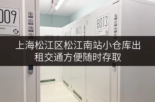 上海松江区松江南站小仓库出租交通方便随时存取