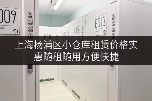 上海杨浦区小仓库租赁价格实惠随租随用方便快捷