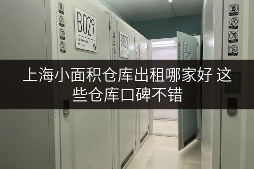 上海小面积仓库出租哪家好 这些仓库口碑不错