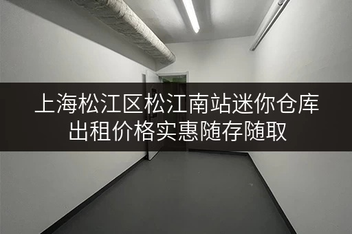 上海松江区松江南站迷你仓库出租价格实惠随存随取