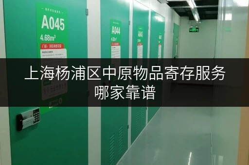 上海杨浦区中原物品寄存服务哪家靠谱