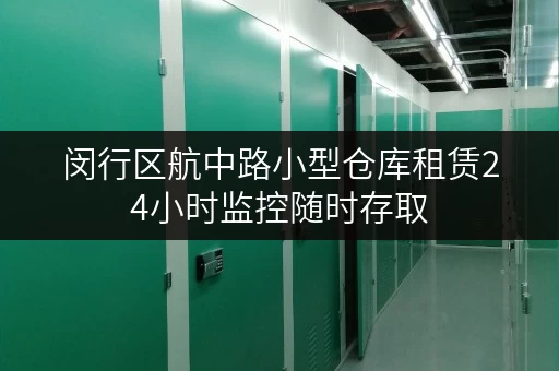 闵行区航中路小型仓库租赁24小时监控随时存取
