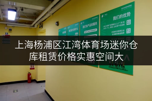 上海杨浦区江湾体育场迷你仓库租赁价格实惠空间大