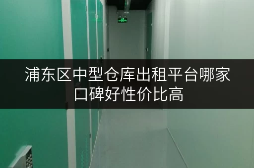 浦东区中型仓库出租平台哪家口碑好性价比高