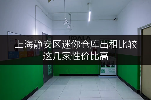 上海静安区迷你仓库出租比较这几家性价比高