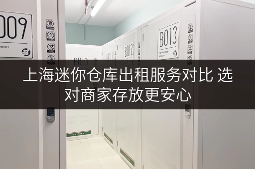 上海迷你仓库出租服务对比 选对商家存放更安心