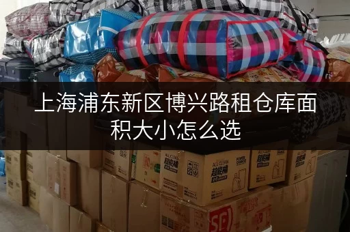 上海浦东新区博兴路租仓库面积大小怎么选