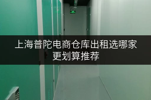 上海普陀电商仓库出租选哪家更划算推荐
