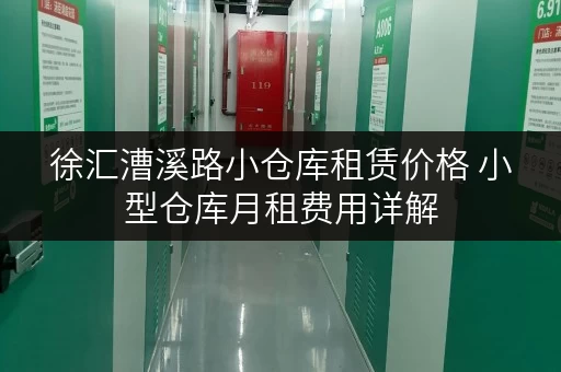 徐汇漕溪路小仓库租赁价格 小型仓库月租费用详解