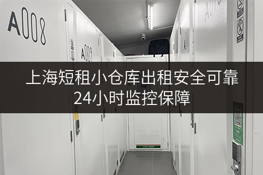 上海短租小仓库出租安全可靠24小时监控保障