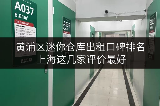 黄浦区迷你仓库出租口碑排名 上海这几家评价最好