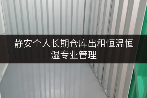 静安个人长期仓库出租恒温恒湿专业管理