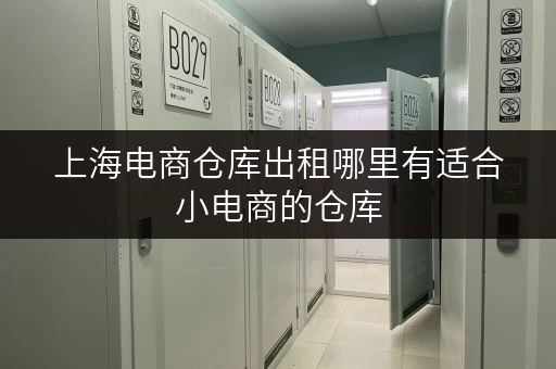 上海电商仓库出租哪里有适合小电商的仓库