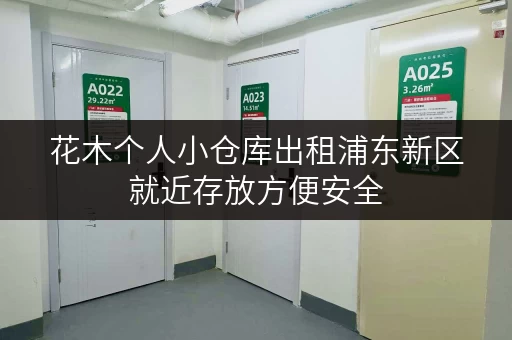 花木个人小仓库出租浦东新区就近存放方便安全