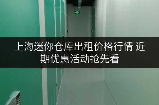 上海迷你仓库出租价格行情 近期优惠活动抢先看