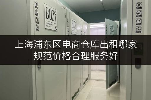 上海浦东区电商仓库出租哪家规范价格合理服务好 上海浦东区电商仓库出租哪家规范价格合理服务好