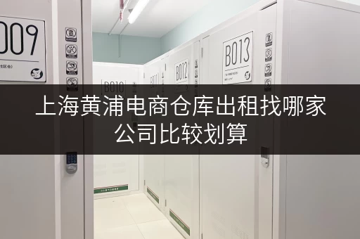 上海黄浦电商仓库出租找哪家公司比较划算 上海黄浦电商仓库出租找哪家公司比较划算