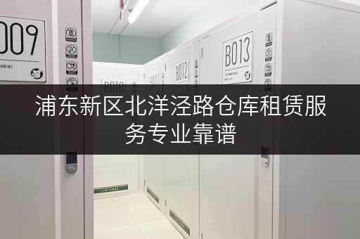 浦东新区北洋泾路仓库租赁服务专业靠谱