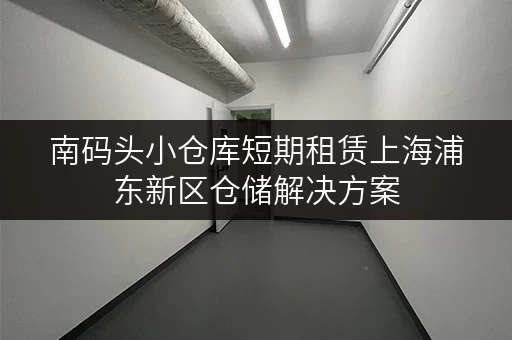 南码头小仓库短期租赁上海浦东新区仓储解决方案