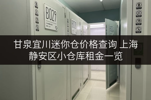 甘泉宜川迷你仓价格查询 上海静安区小仓库租金一览