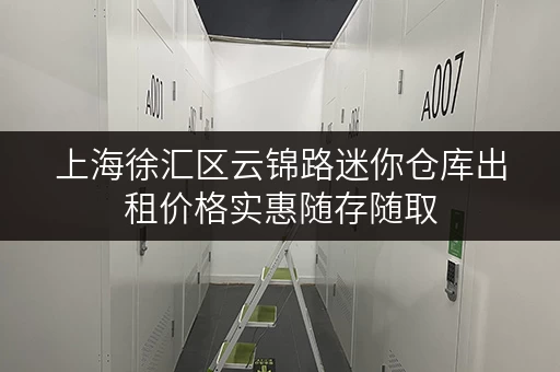 上海徐汇区云锦路迷你仓库出租价格实惠随存随取 上海徐汇区云锦路迷你仓库出租价格实惠随存随取