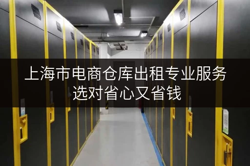 上海市电商仓库出租专业服务 选对省心又省钱 上海市电商仓库出租专业服务 选对省心又省钱