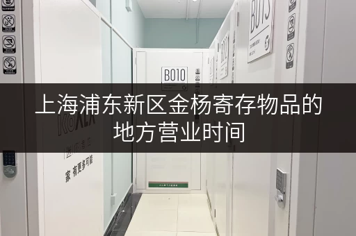 上海浦东新区金杨寄存物品的地方营业时间