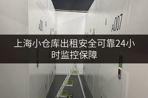 上海小仓库出租安全可靠24小时监控保障