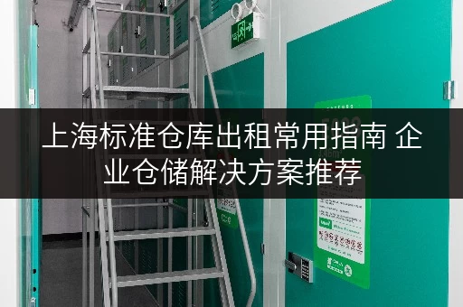 上海标准仓库出租常用指南 企业仓储解决方案推荐