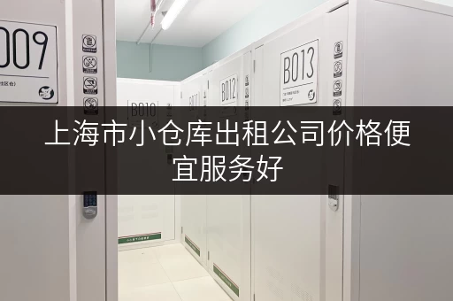 上海市小仓库出租公司价格便宜服务好