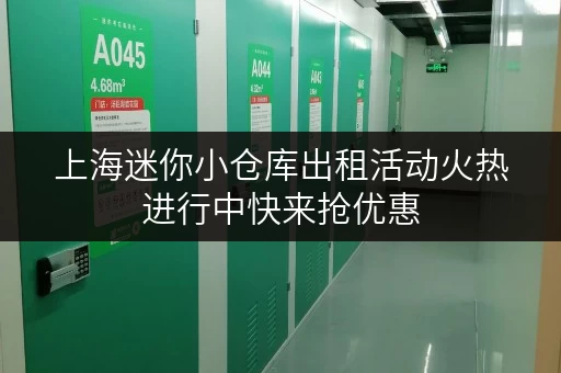 上海迷你小仓库出租活动火热进行中快来抢优惠