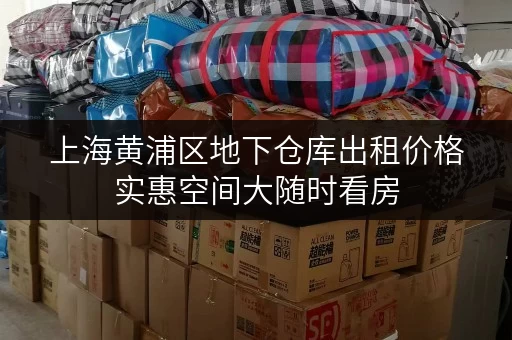 上海黄浦区地下仓库出租价格实惠空间大随时看房