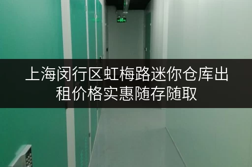 上海闵行区虹梅路迷你仓库出租价格实惠随存随取 上海闵行区虹梅路迷你仓库出租价格实惠随存随取