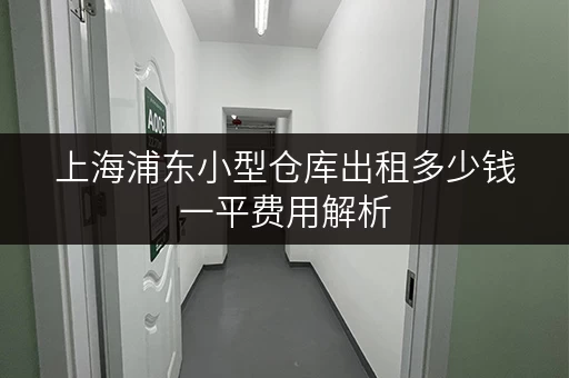 上海浦东小型仓库出租多少钱一平费用解析