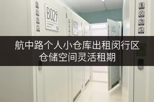 航中路个人小仓库出租闵行区仓储空间灵活租期