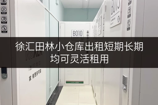 徐汇田林小仓库出租短期长期均可灵活租用